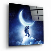 Moon Bearer Glass Wall Art.